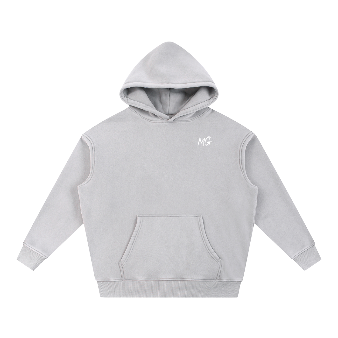 Snow Wash Fleece Oversize Hoodie